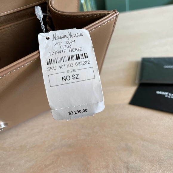 New Saint Laurent Kate Monogram Tassel Nuder - Picture 4 of 11